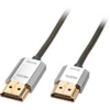 LINDY HDMI Csatlakozókábel [1x HDMI dugó - 1x HDMI dugó] 4.50 m Szürke (41676)