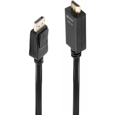 LINDY HDMI DisplayPort 1.2/1.2a Átalakító Fekete 3m 36923 kábel és adapter
