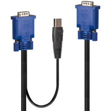 LINDY Kombiniertes KVM- und USB-Kabel 1m (32185) kábel és adapter