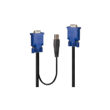 LINDY Kombiniertes KVM- und USB-Kabel 3m (32187) kábel és adapter
