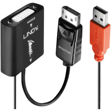 LINDY Konverter DVI-D auf DisplayPort unidirektional (38145) kábel és adapter