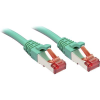 LINDY RJ45 Hálózat Csatlakozókábel CAT 6 S/FTP 1.00 m Zöld Védővel LINDY (47747)