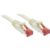 LINDY RJ45 Hálózat Csatlakozókábel CAT 6 S/FTP 5.00 m Szürke Védővel LINDY (47706)