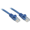 LINDY RJ45 Hálózat Csatlakozókábel CAT 6 U/UTP 0.50 m Kék Védővel LINDY (48171)