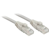 LINDY RJ45 Hálózat Csatlakozókábel CAT 6 U/UTP 30.00 cm Szürke Védővel LINDY (45400)