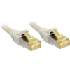 LINDY RJ45 Hálózat Csatlakozókábel CAT 6a S/FTP 10.00 m Szürke Védővel LINDY (47268)