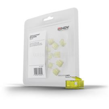 LINDY RJ45 Port Locks YELLOW 20pcs. (LINDY_40483) kábel és adapter