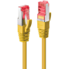 LINDY Rj45/Rj45 Cat6 0.3m hálózati kábel Sárga 0,3 M S/FTP (S-STP) (47760)