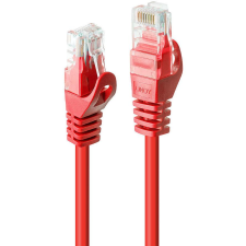 LINDY Rj45/Rj45 Cat6 10m hálózati kábel Vörös U/UTP (UTP) (48187) kábel és adapter