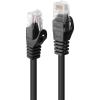 LINDY RJ-45/RJ-45 Cat6 10m hálózati kábel Fekete U/UTP (UTP) (48197)