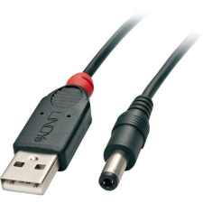 LINDY USB 2.0 Csatlakozókábel 1.50 m Fekete (70268) kábel és adapter