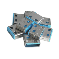 LINDY USB biztonsági dugó, kék (10db/csomag) (40462) (Lin40462) mobiltelefon kellék