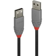 LINDY USB Összekötő Fekete 2m 36693 kábel és adapter