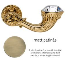 Linea Cali Brilliant Diamond matt patinás körrozettás kilincsgarnitúra 1525 RB 113 PM zár és alkatrészei