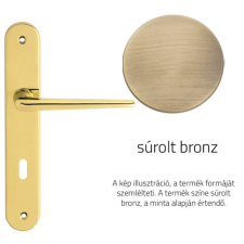 Linea Cali Brixia súrolt bronz Pajzsos kilincsgarnitúra 760 PL OG zár és alkatrészei