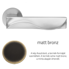 Linea Cali Duna matt bronz körrozettás kilincsgarnitúra 1410 RB 023 BM zár és alkatrészei