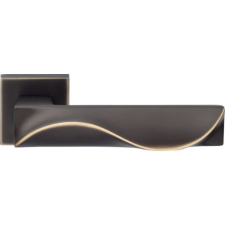 Linea Cali Duna matt bronz négyzetrozettás kilincsgarnitúra 1410 RB 019 BM zár és alkatrészei
