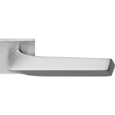 Linea Cali Rombo matt króm négyzetrozettás kilincsgarnitúra 1420 RB 019 CS zár és alkatrészei