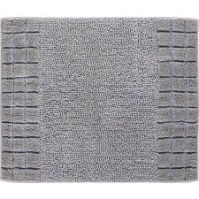 LineaDue CHESS Koupelnová předložka (malá) 50x60 cm, stříbrná lakástextília