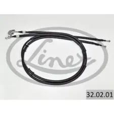 LINEX huzal, rögzítőfék 32.02.01 autóalkatrész