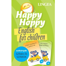 Lingea Kft. Happy Hoppy Szókártyák - Színek és számok - English for children kártyajáték