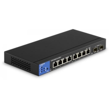 Linksys LGS310MPC 8port POE+ GbE LAN +2 SFP Port Smart menedzselhető asztali Switch hub és switch