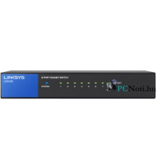 Linksys SMB LGS108 8port 10/100/1000Mbps LAN nem menedzselhető asztali Switch hub és switch