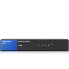 Linksys SMB LGS108 8port 10/100/1000Mbps LAN nem menedzselhető asztali Switch (LGS108-EU) hub és switch