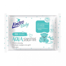 LINTEO Baby AQUA Sensitive 10 db törlőkendő