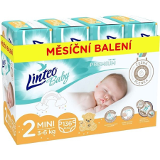 Linteo Baby Prémium MINI (3–6 kg) 136 db pelenka