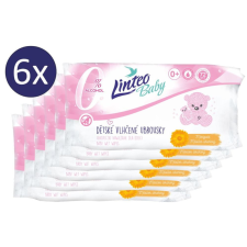 LINTEO Soft and Cream Baba Törlőkendő, 6x72 db törlőkendő