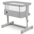 LIONELO Aurora 3in1 babaöböl, babaágy és bölcső - Beige Sand