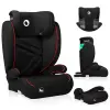  LIONELO Autósülés Hugo i-Size (100-150 cm) Sporty Fekete Piros