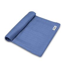 LIONELO Bamboo textil pelenka (120x120) - Blue denim mosható pelenka