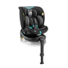 LIONELO Navy I-Size 360° forgatható ISOFIX gyermekülés (40-150cm) - Black Turquoise