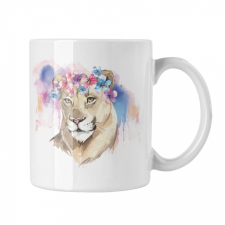  Lioness - Fehér Bögre bögrék, csészék