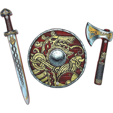 Liontouch Viking szett - Kard, pajzs és fejsze katonásdi
