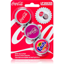 Lip Smacker Coca Cola ajakbalzsam 3 db illatok Original, Cherry & Fanta 9 g ajakápoló