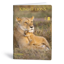 Lipamill Füzet vonalas LIPAMILL A/4 40 lapos King of lions füzet