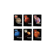 Lipamill Füzet vonalas LIPAMILL A/4 40 lapos Planet vibe füzet