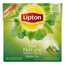 LIPTON Zöld tea LIPTON Fresh Nature 20 filter/doboz gyógytea