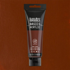 Liquitex Basics akrilfesték, 118 ml - 127, burnt sienna akrilfesték