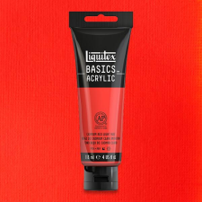 Liquitex Basics akrilfesték, 118 ml - 510, cadmium red light hue akrilfesték