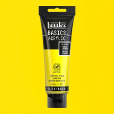 Liquitex Basics akrilfesték, 118 ml - 981, fluorescent yellow akrilfesték