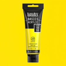 Liquitex Basics akrilfesték, 118 ml - 981, fluorescent yellow akrilfesték