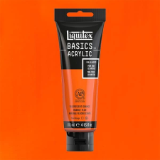Liquitex Basics akrilfesték, 118 ml - 982, fluorescent orange akrilfesték