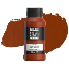 Liquitex Basics Fluid akrilfesték, 118 ml - 127, burnt sienna akrilfesték