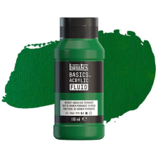 Liquitex Basics Fluid akrilfesték, 118 ml - 224, hooker's green hue permanent akrilfesték