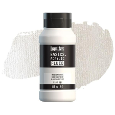 Liquitex Basics Fluid akrilfesték, 118 ml - 238, iridescent white akrilfesték