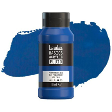 Liquitex Basics Fluid akrilfesték, 118 ml - 316, phthalocyanine blue akrilfesték